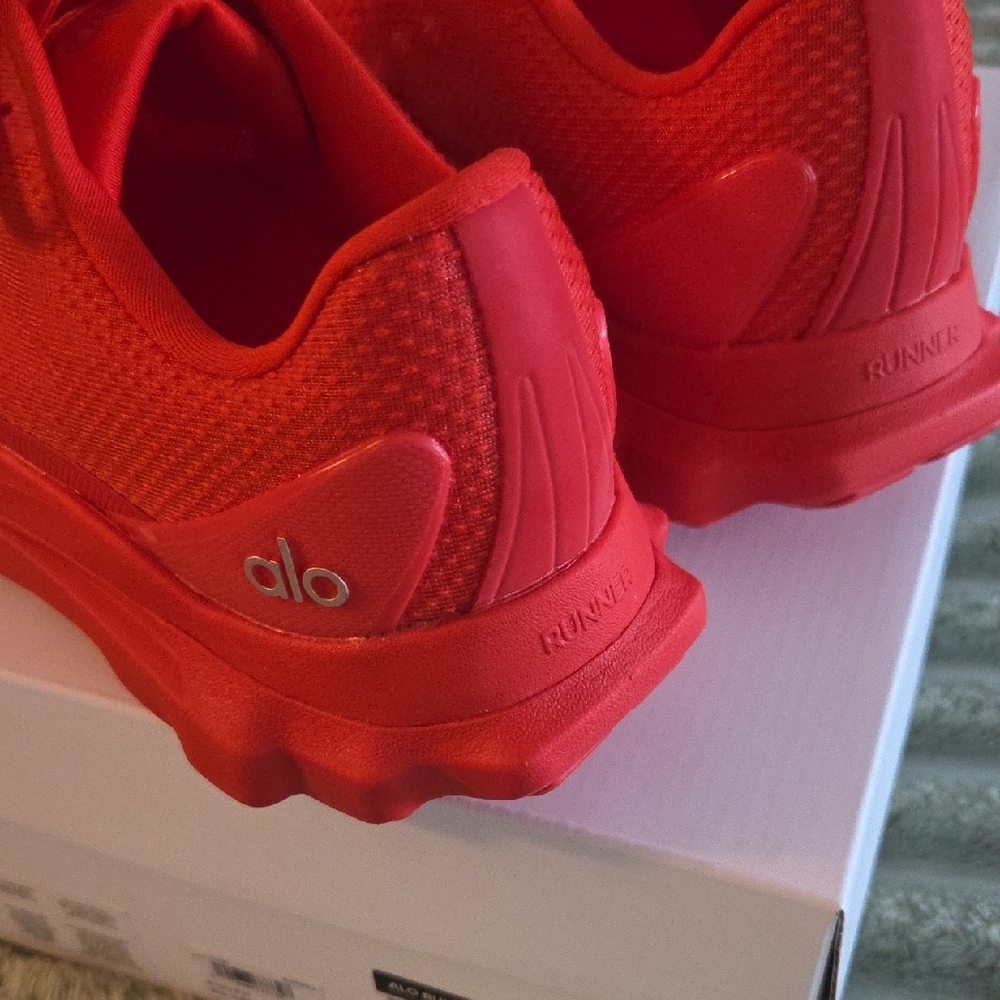 ALO Red Runner Sneakers NWB! Sold Out Online! - Picture 3 of 6